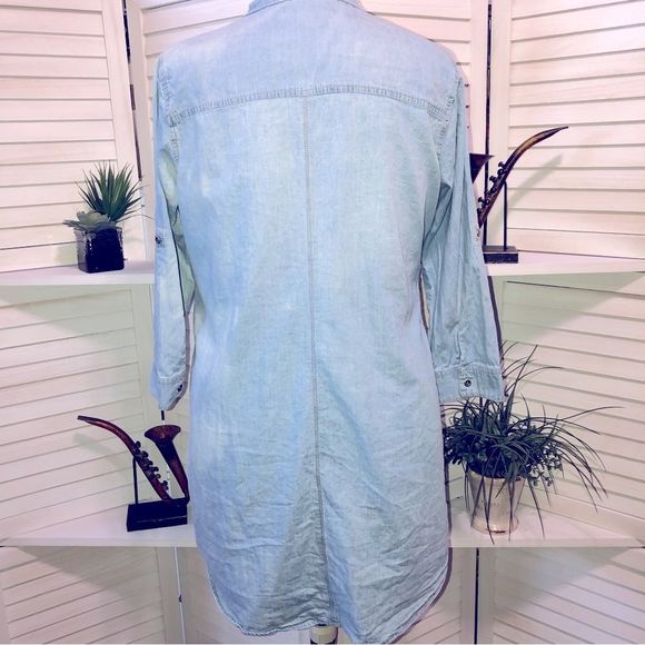 Vintage Y2K jeans shirt dress sz 1XL - Picture 2 of 9